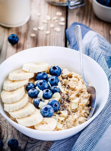 Blueberry Chia Overnight Oats