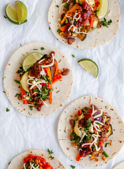 Roasted Vegetable Fajitas