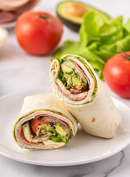 Turkey BLT Wrap